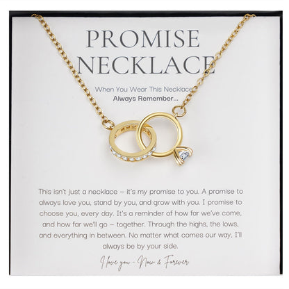 Promise Ring Necklace